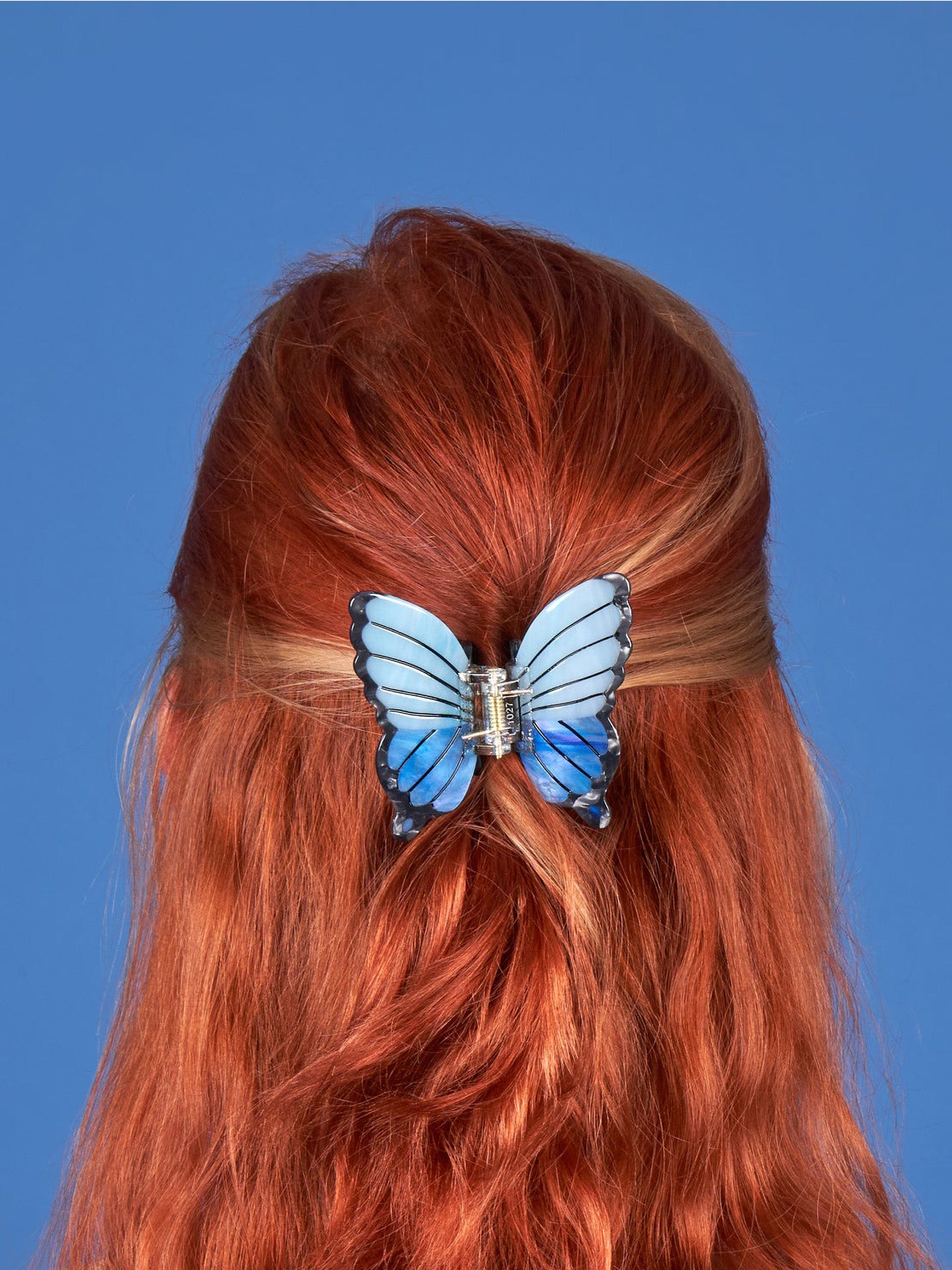 Blue Butterfly Hair Claw