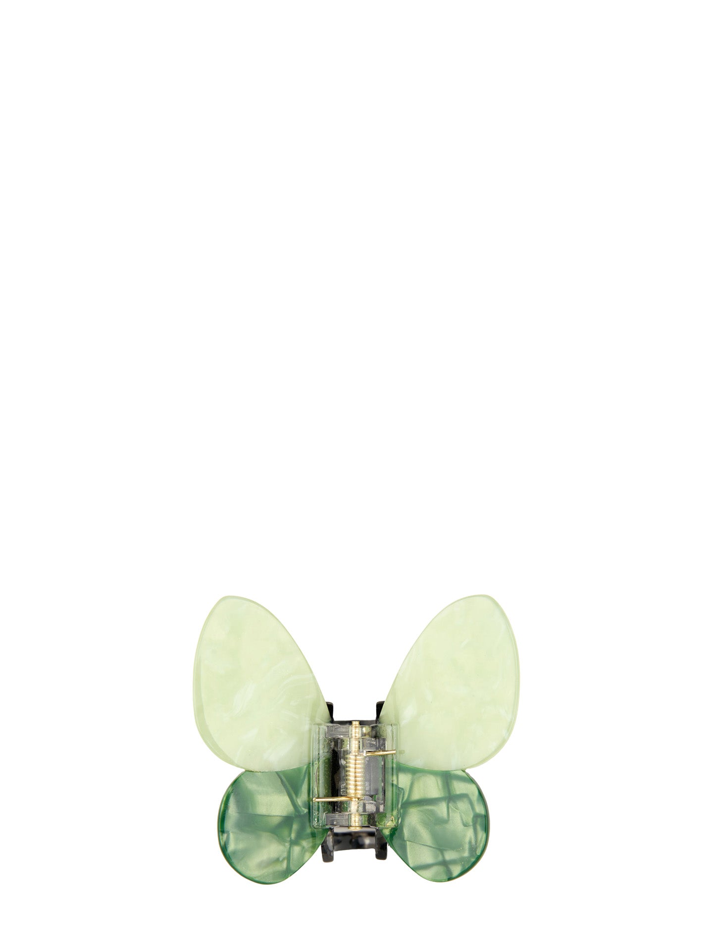 Green butterfly hair claw