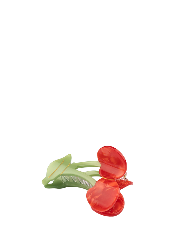 Cherry hair claw