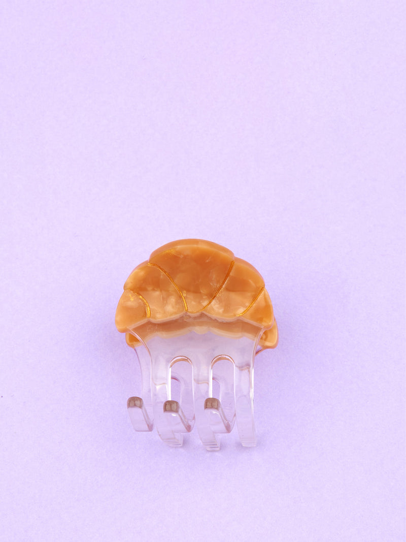 Mini croissant hair claw