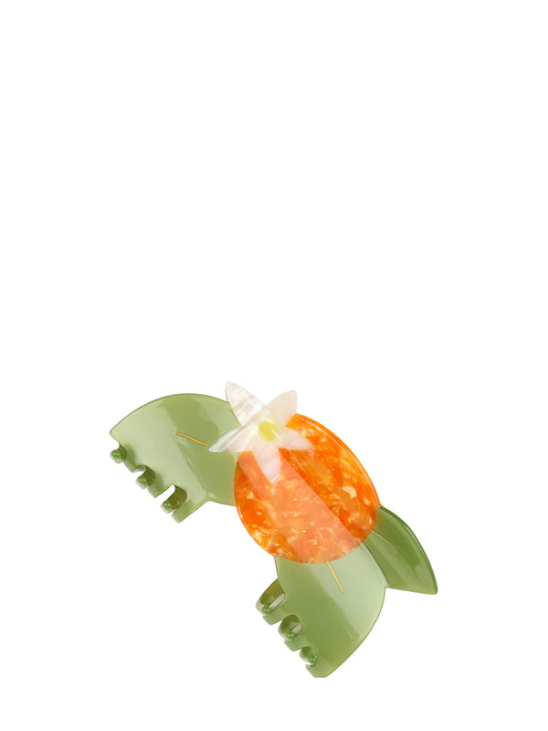 Orange blossom hair claw