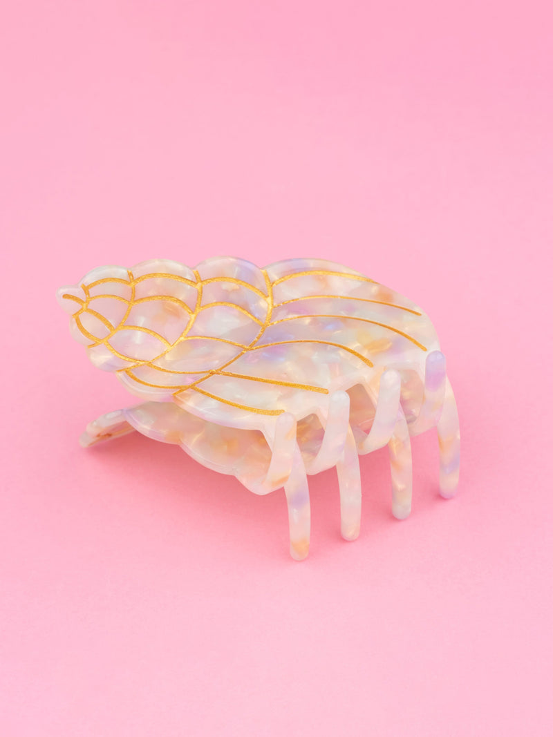 Seashell hair claw
