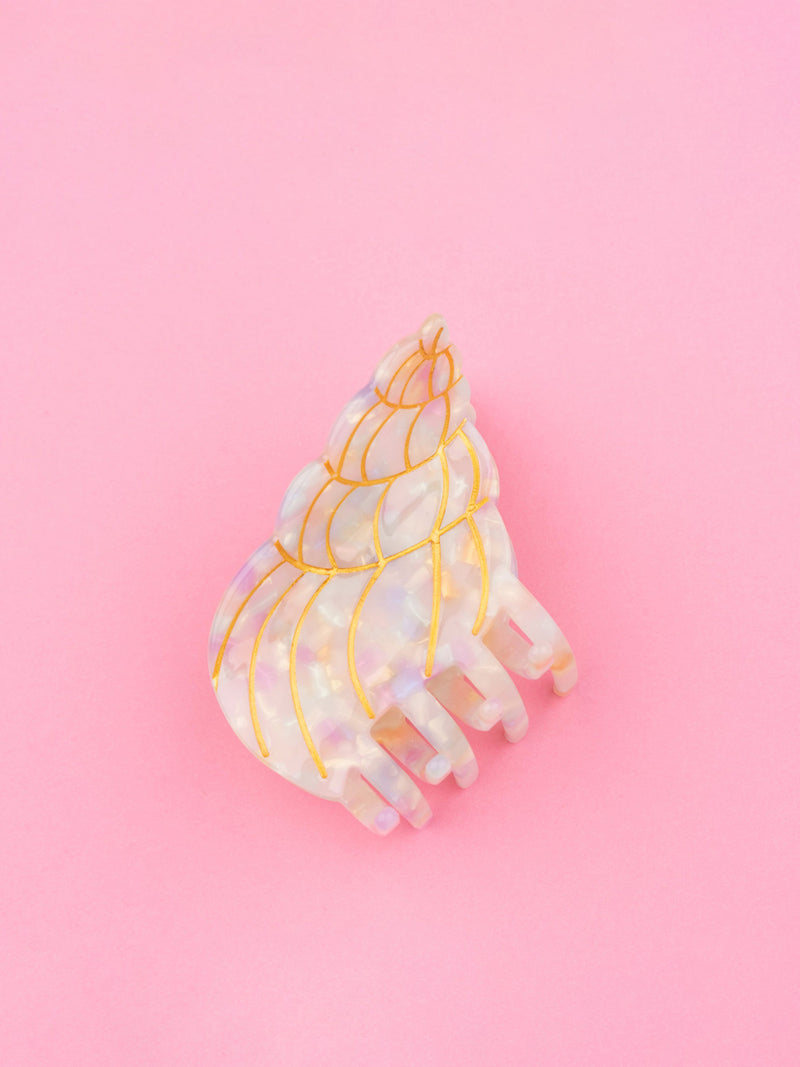 Seashell hair claw