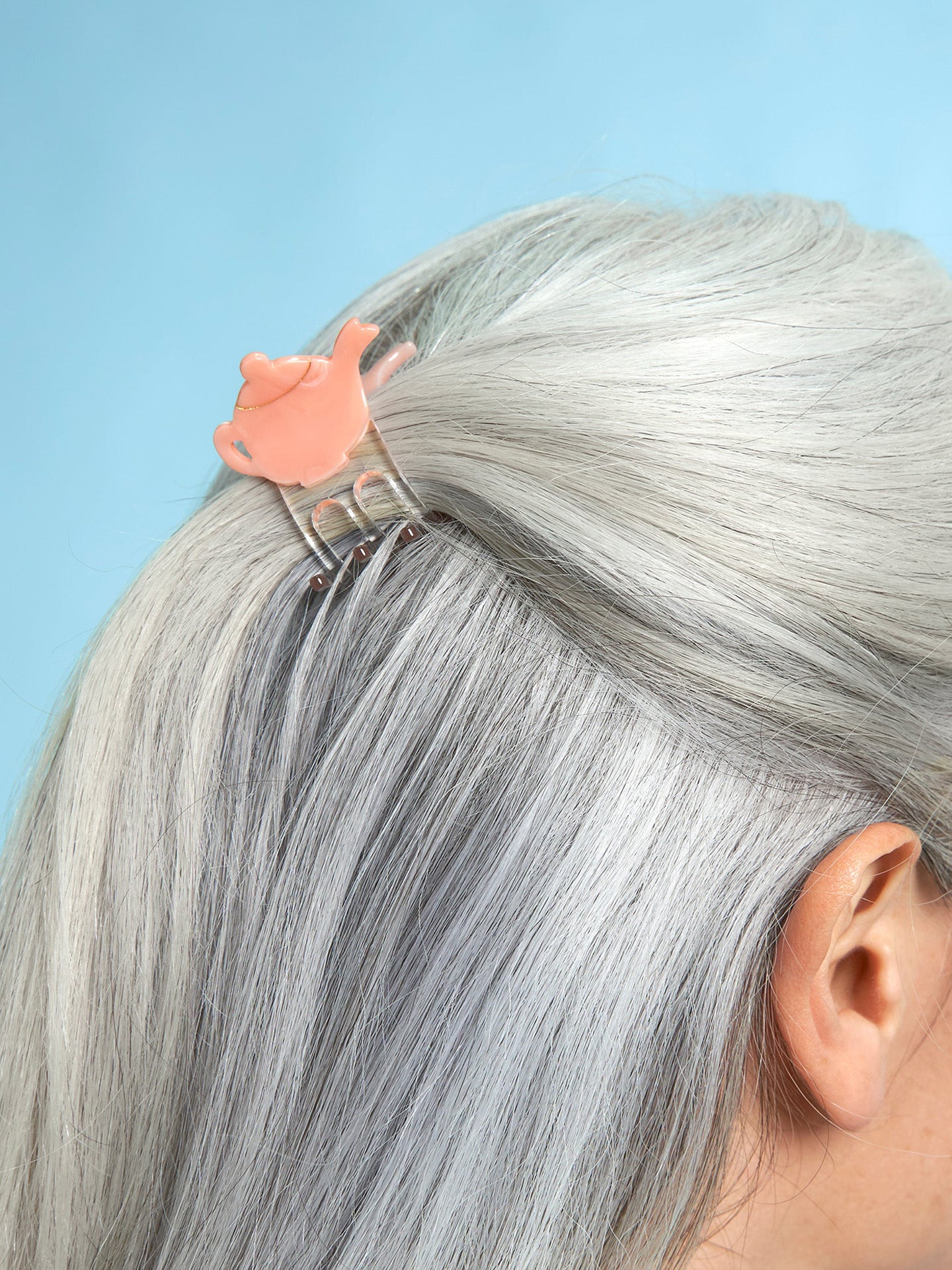 Teapot mini hair claw