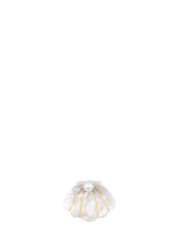 Scallop shell mini hair claw