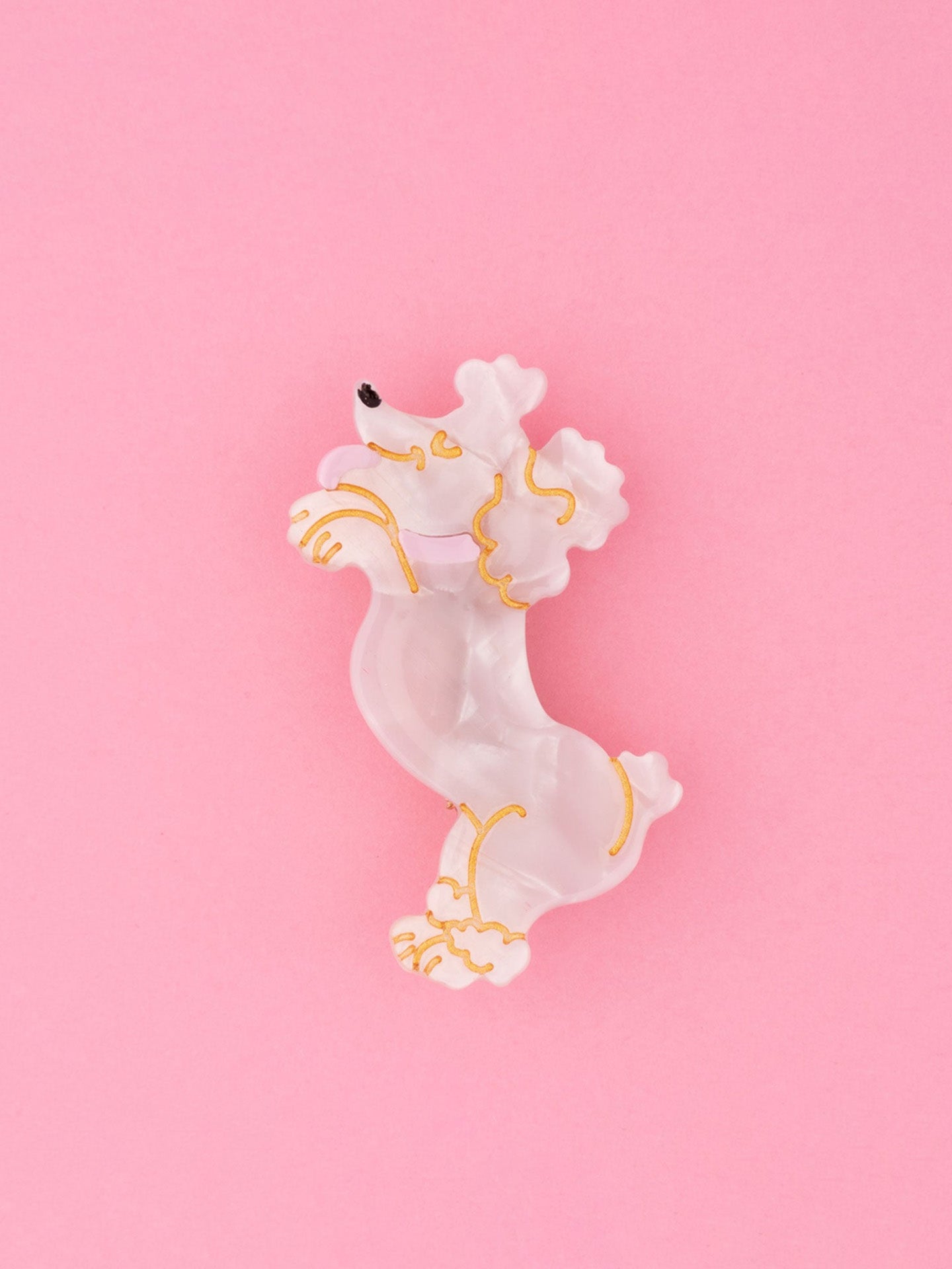 Poodle hair clip