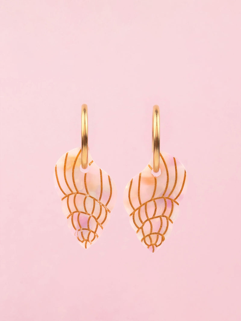Seashell earrings