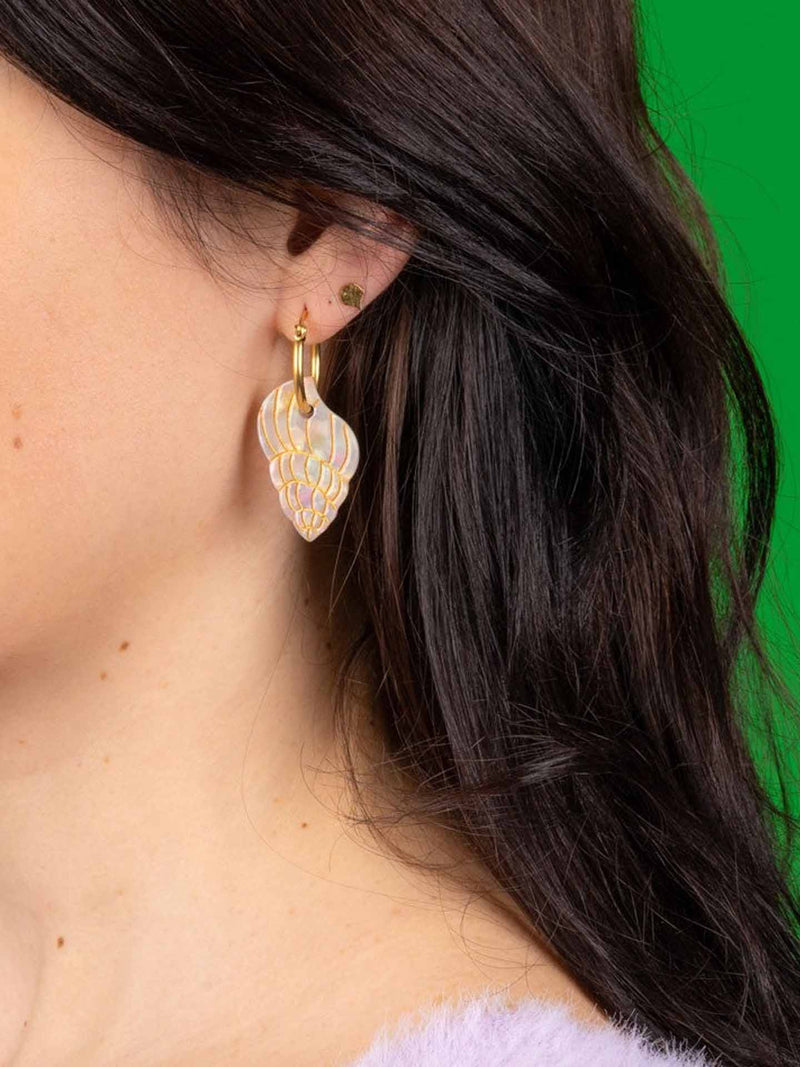 Seashell earrings
