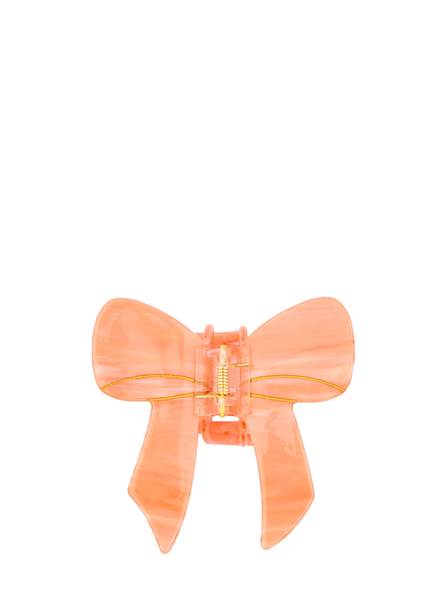 Pink Bow Hair Claw