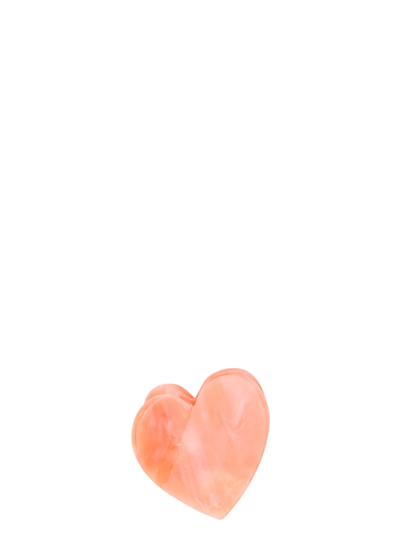 Pink Mini Heart Hair Claw
