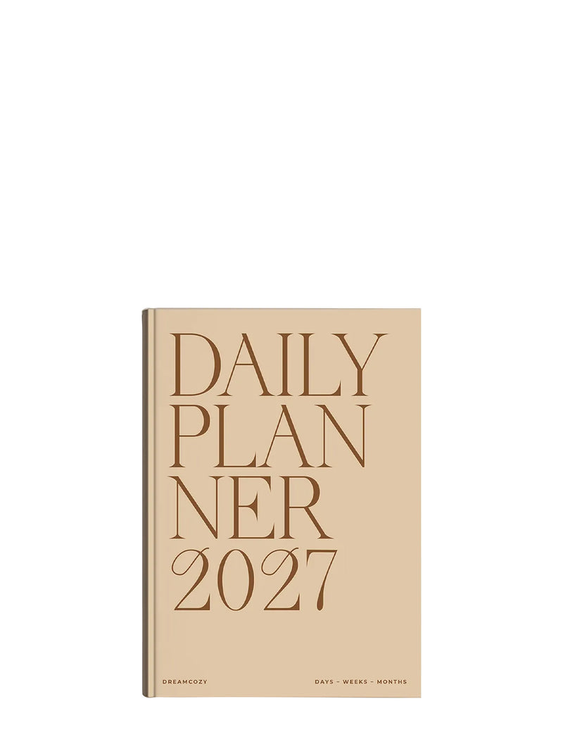 Daily planner 2027, beige