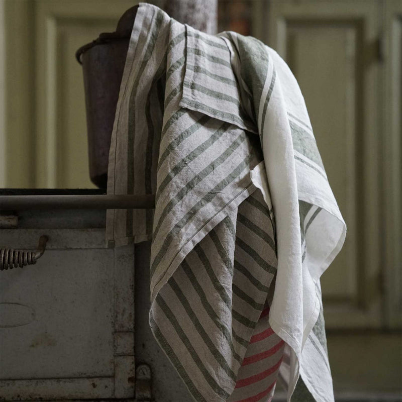 Buttero linen kitchen towel, red