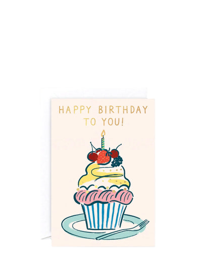 Happy Birthday To You Cupcake, birthday card