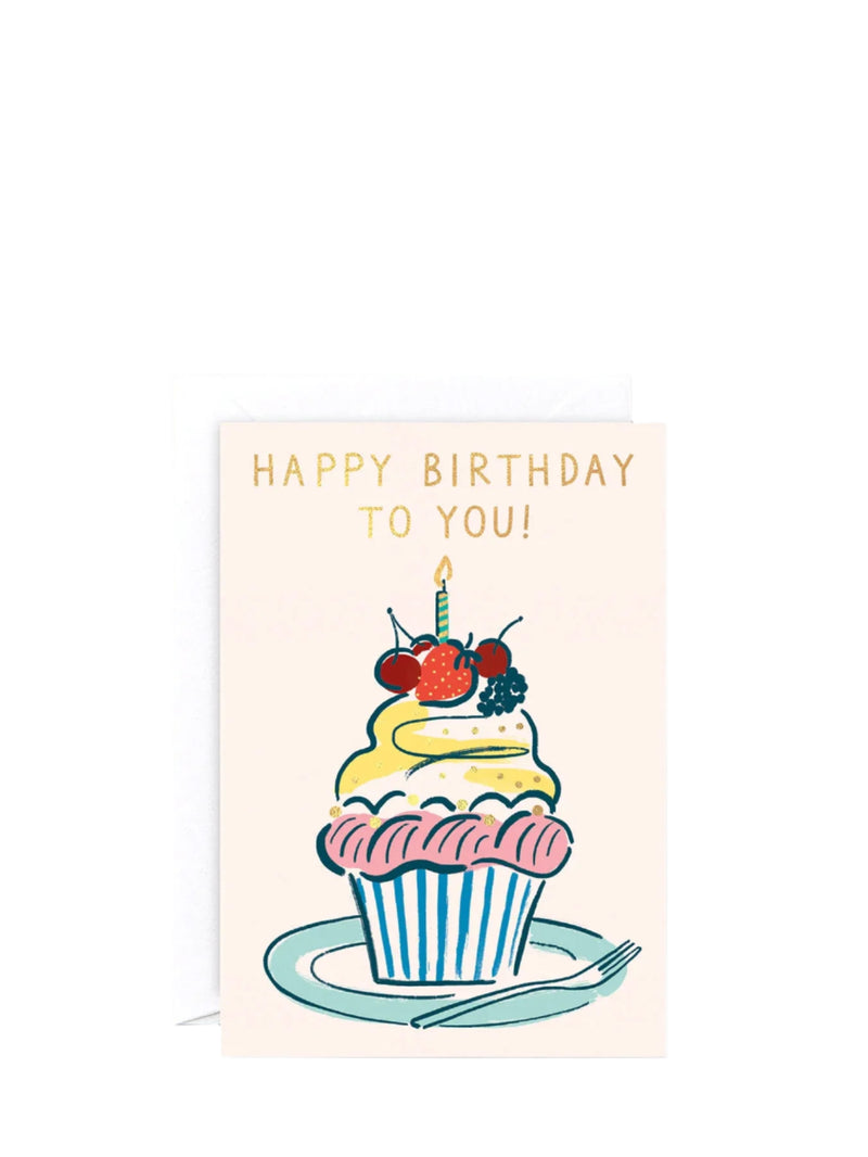 Happy Birthday To You Cupcake, birthday card