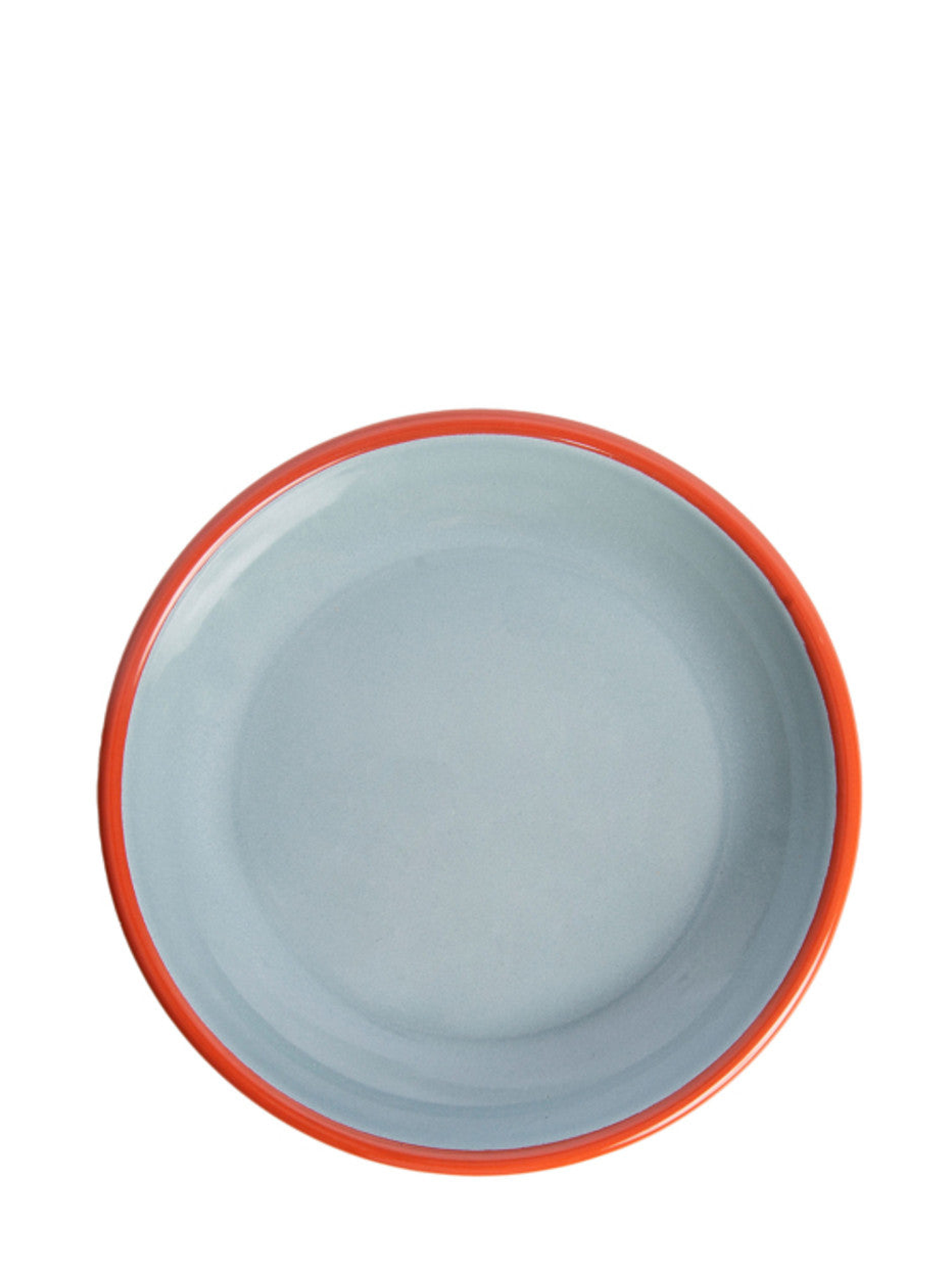 The Get Out x CCH Coupe Dinner Plate, Tomato and smoke blue (26 cm)