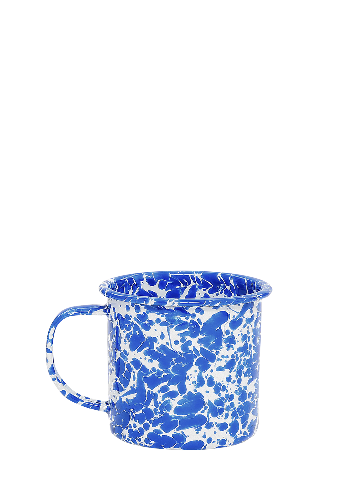 Mug 12 oz.(3,55 dl), blue splatter