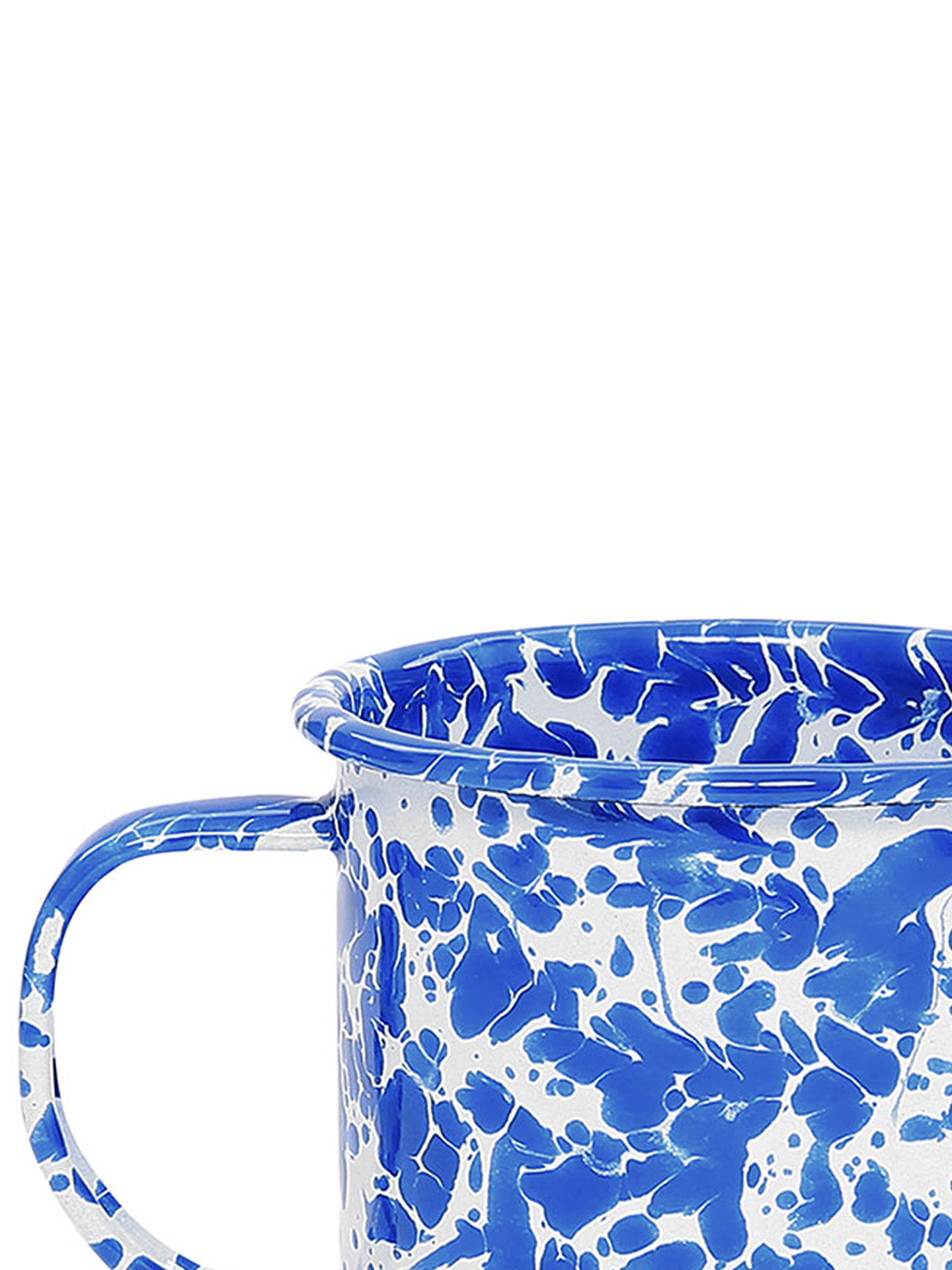 Mug 12 oz.(3,55 dl), blue splatter