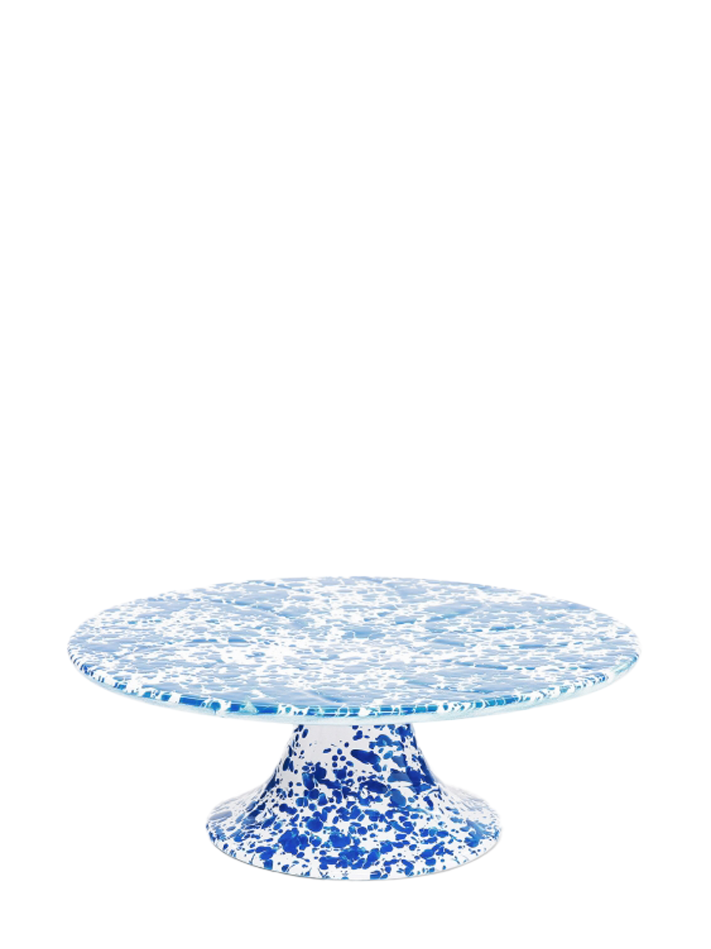 Cake Stand, Black or Blue Splatter