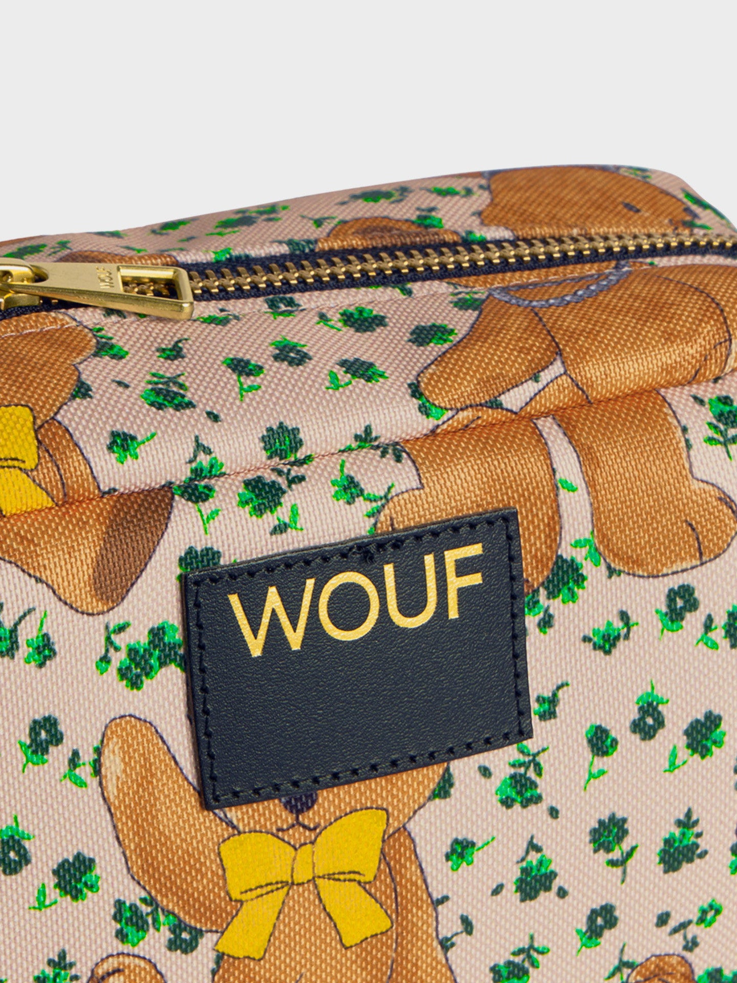 Cute teddy bear toiletry bag