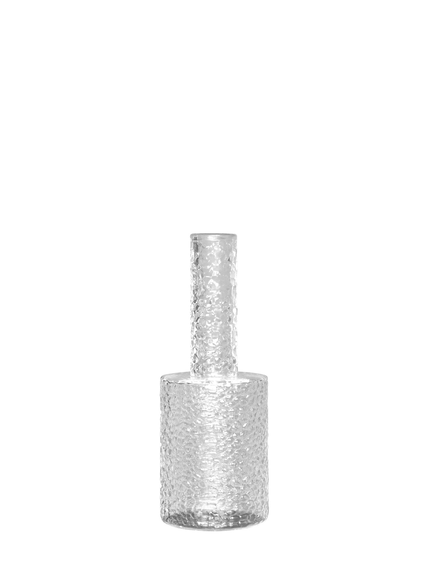 Airy large glass vase, clear
