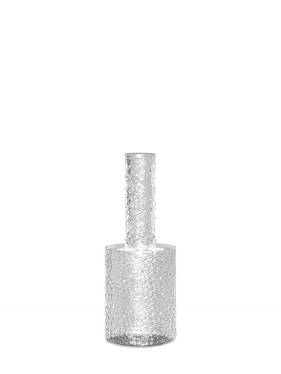 Airy large glass vase, clear