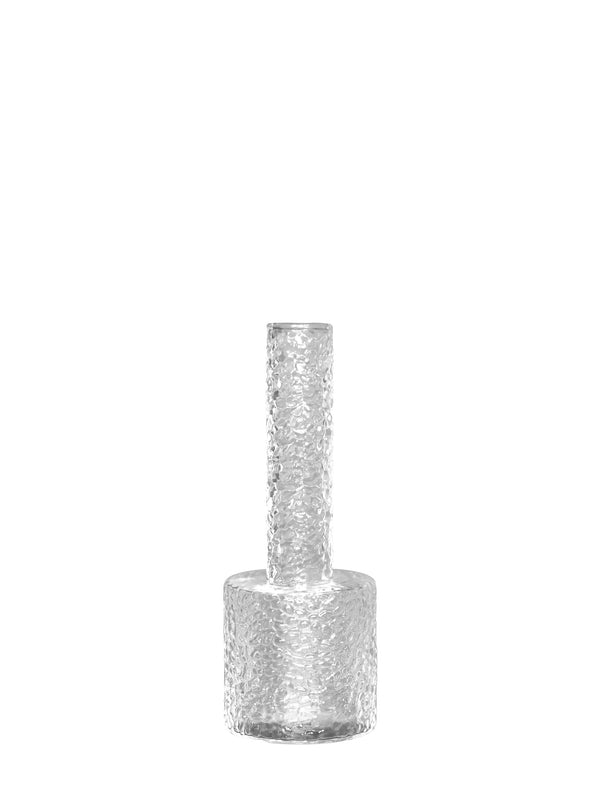Airy small glass vase, clear