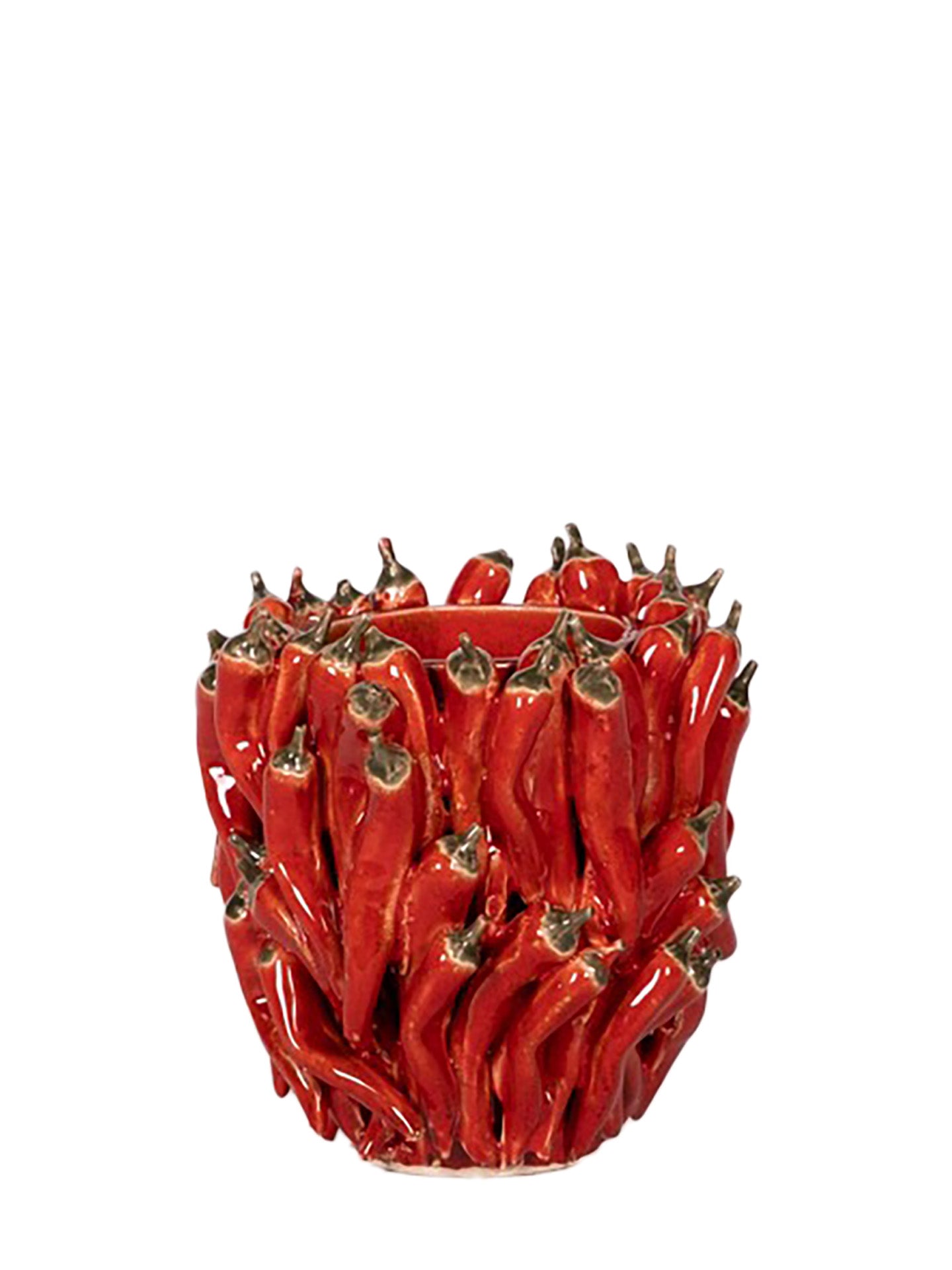 Chilli Vase (18x25cm), Red