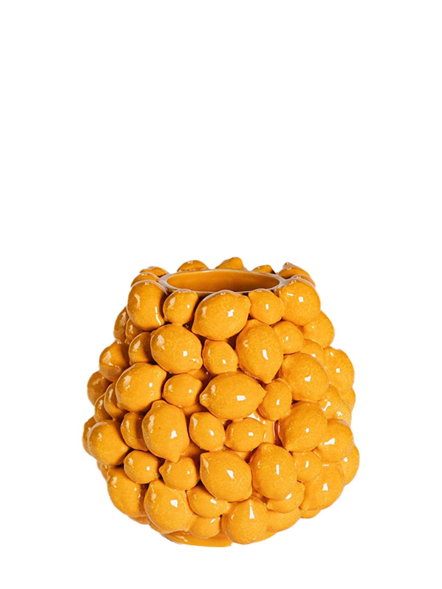 Vase citrus fruit, orange (20x20cm)