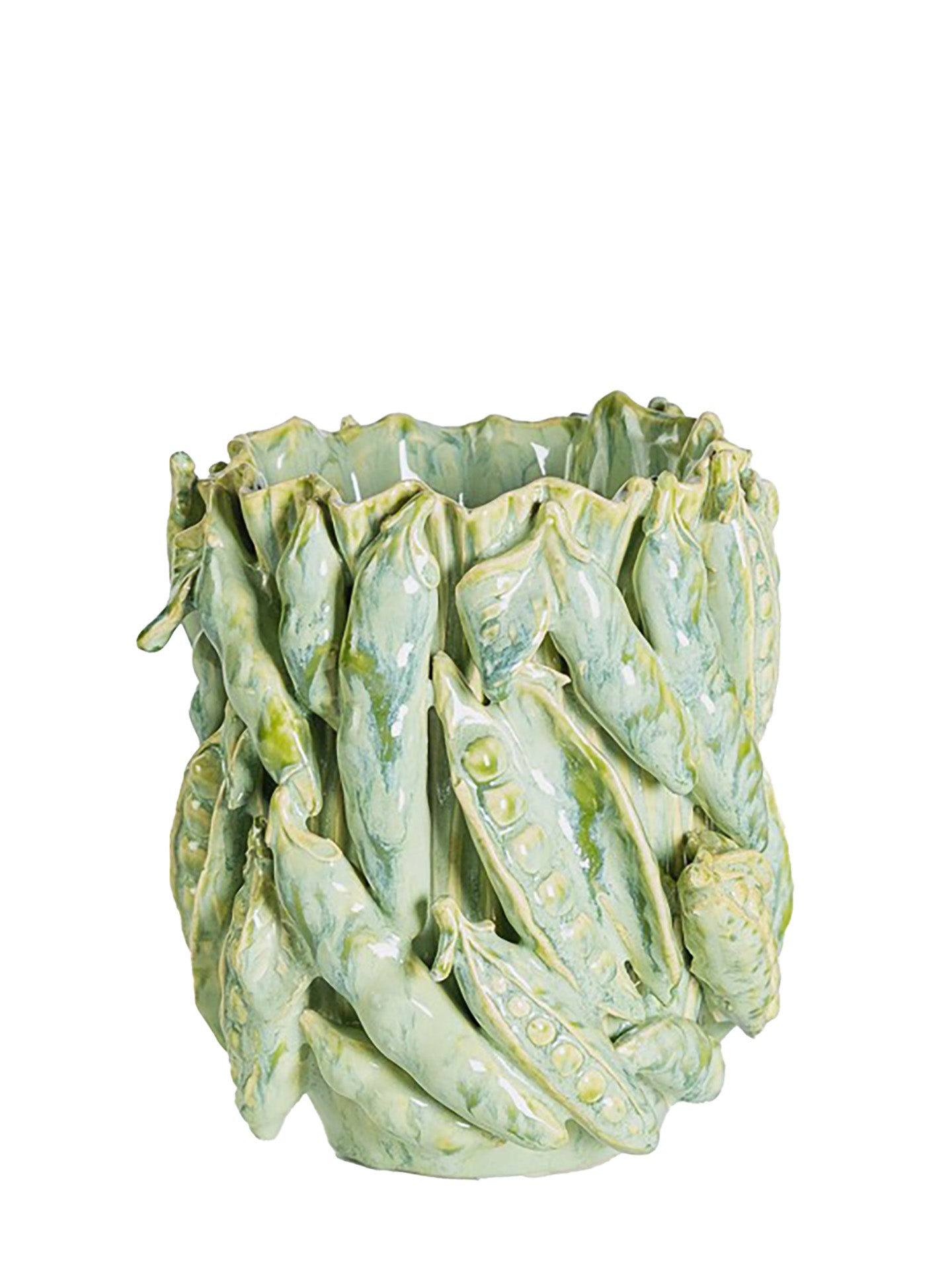 Pea vase, Green (21x19cm)