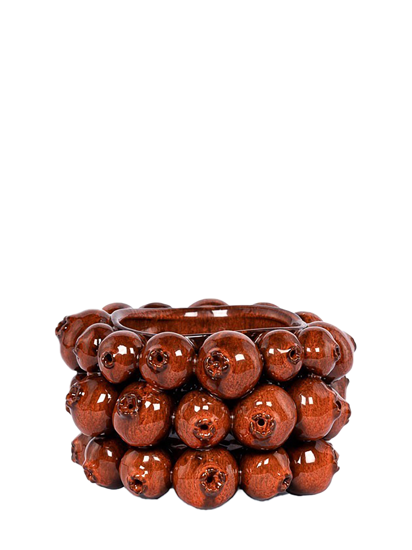 Pomegranate pot, brown (14x21 cm)