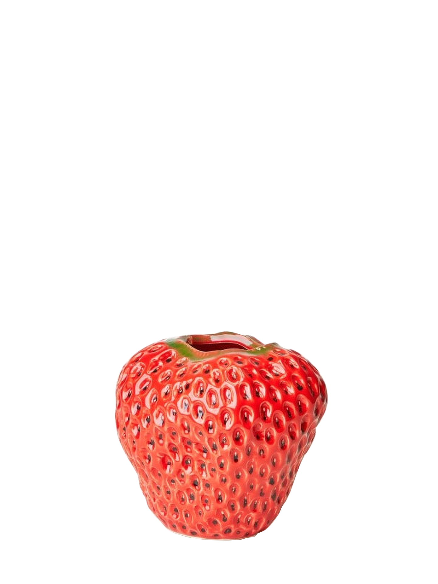 Strawberry vase (H 18cm), pink or red