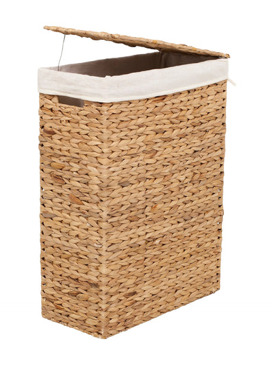 Lily slim laundry basket, natural