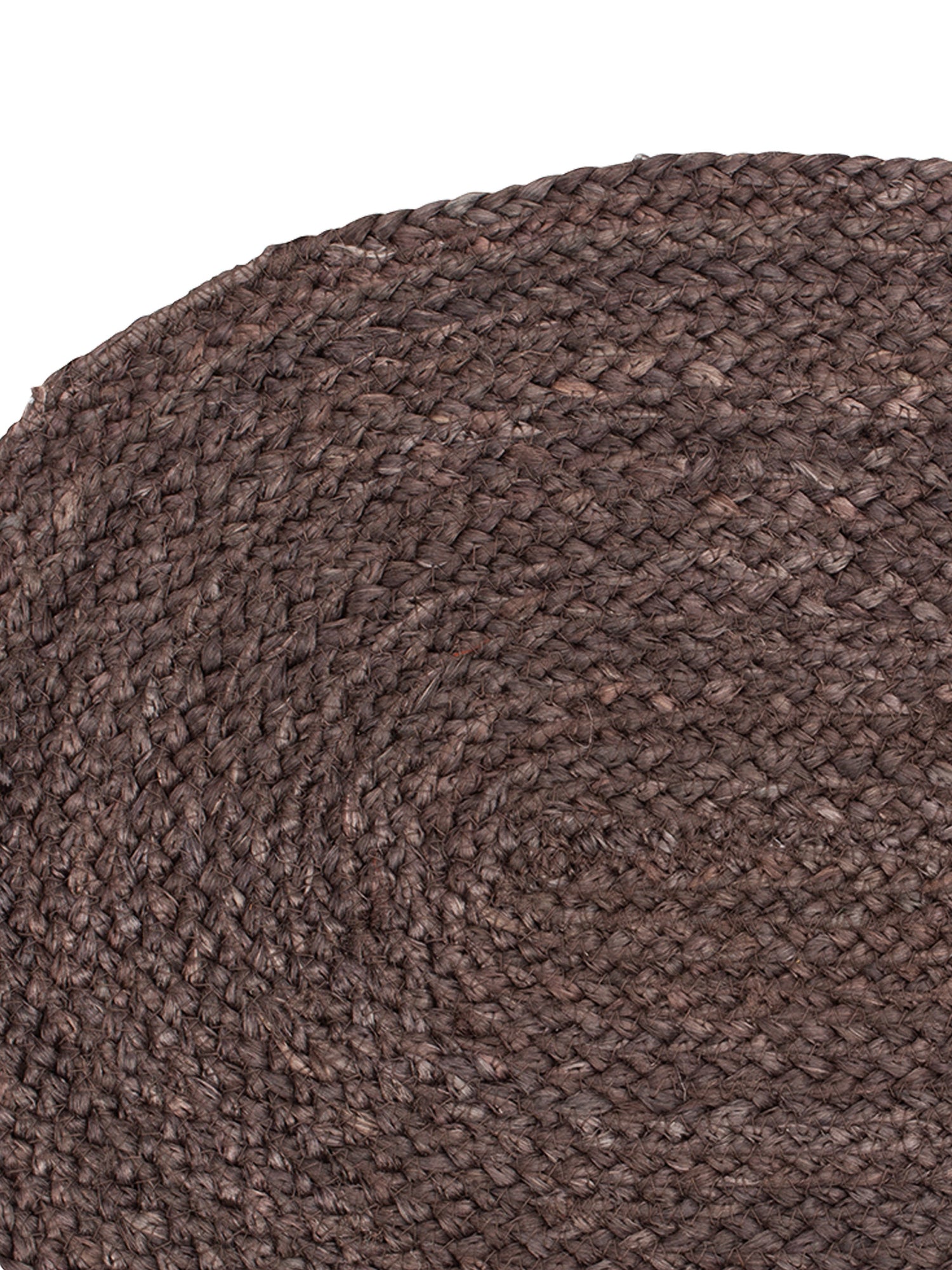 Elin oval placemat, coffee brown
