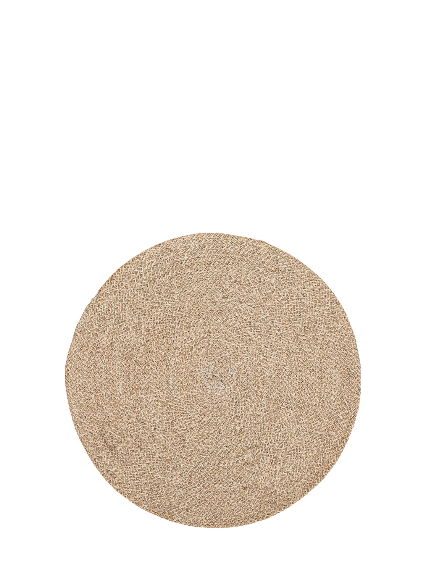 Ella placemat, white/natural (Ø38 cm)