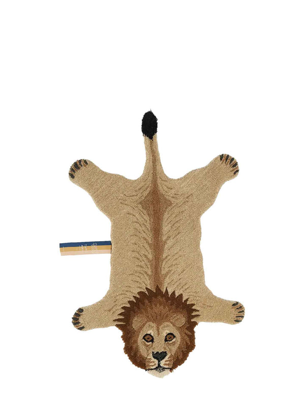 Moody lion rug, small