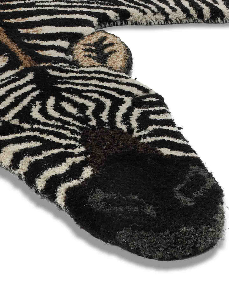 Stripey zebra rug, large