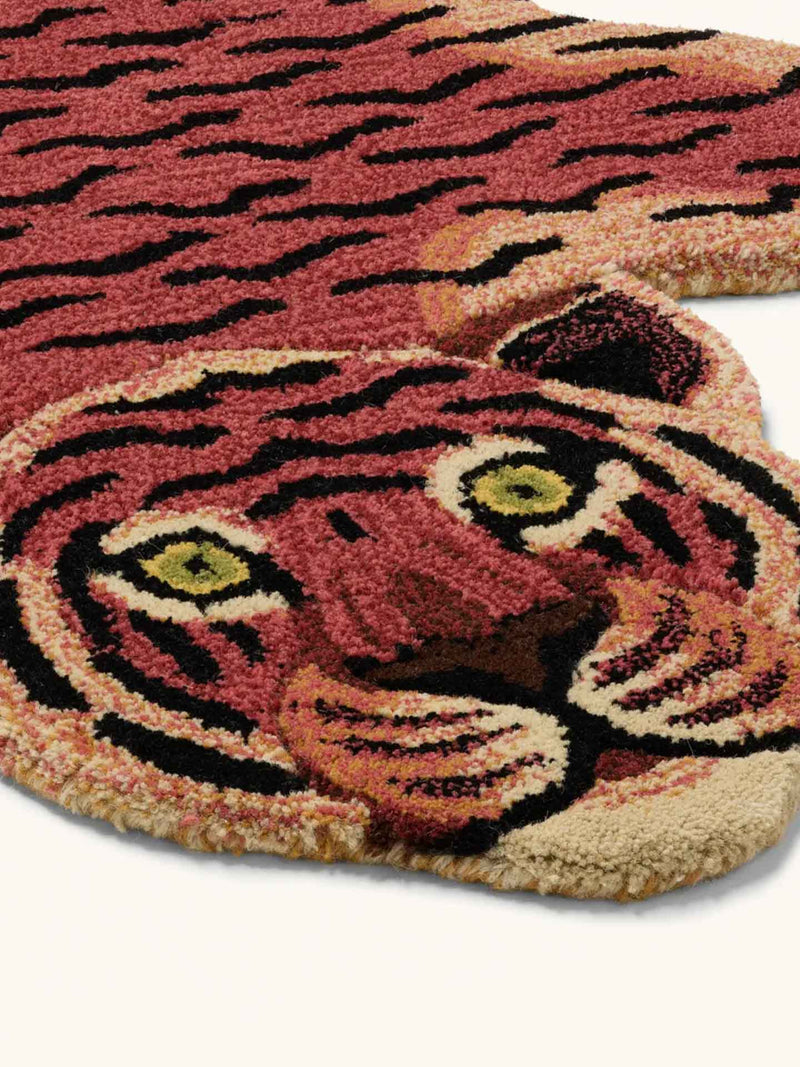 Tula Wise tiger rug, large