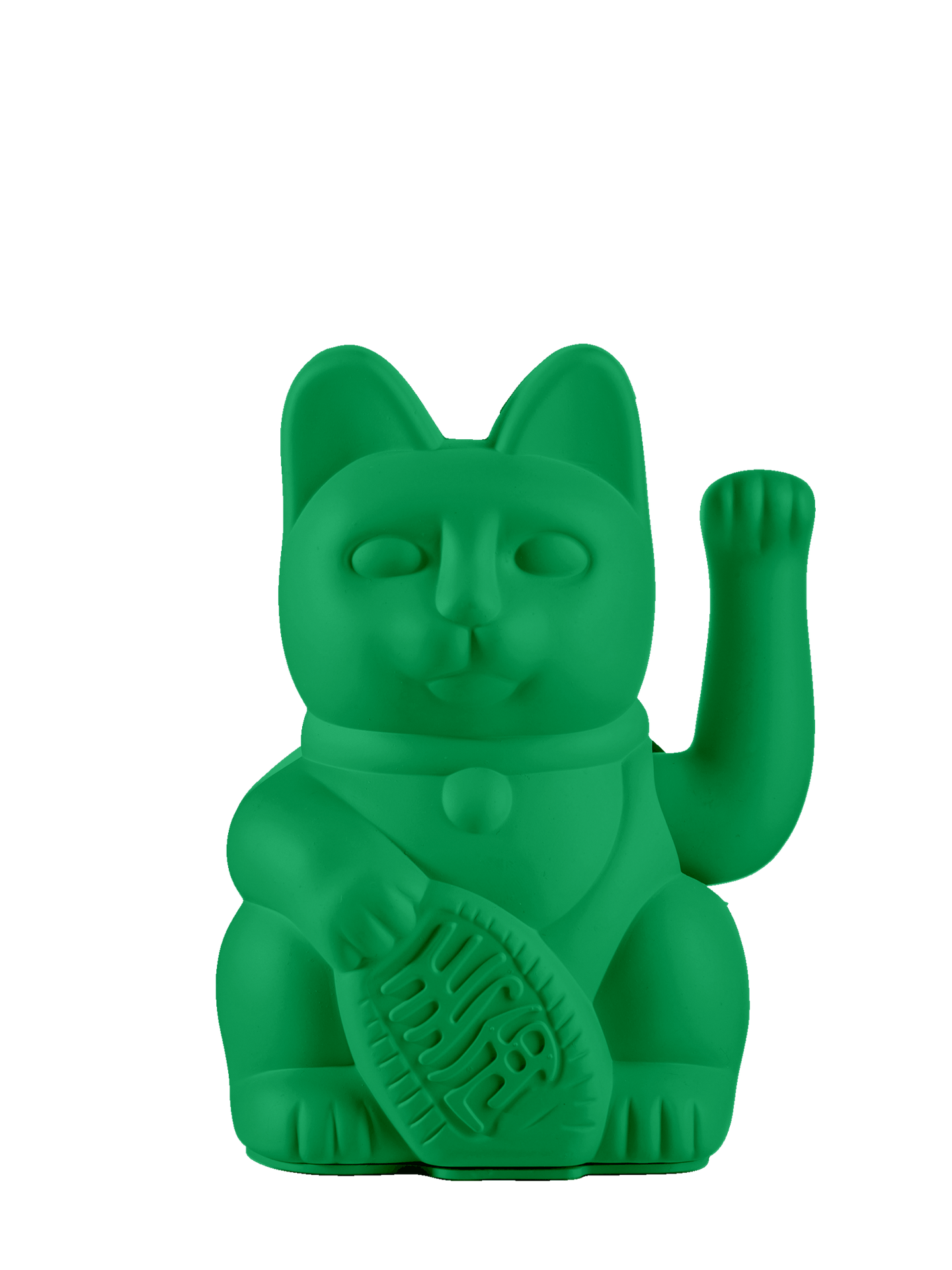 Waving Lucky Cat, Vivid Green