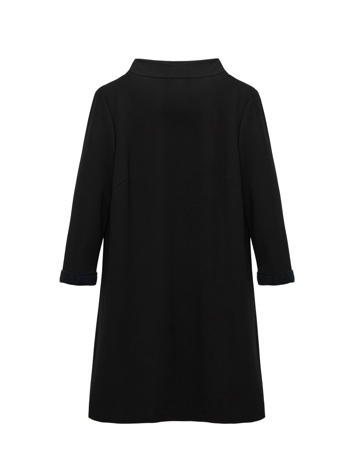 Emotional essence dress, pure black