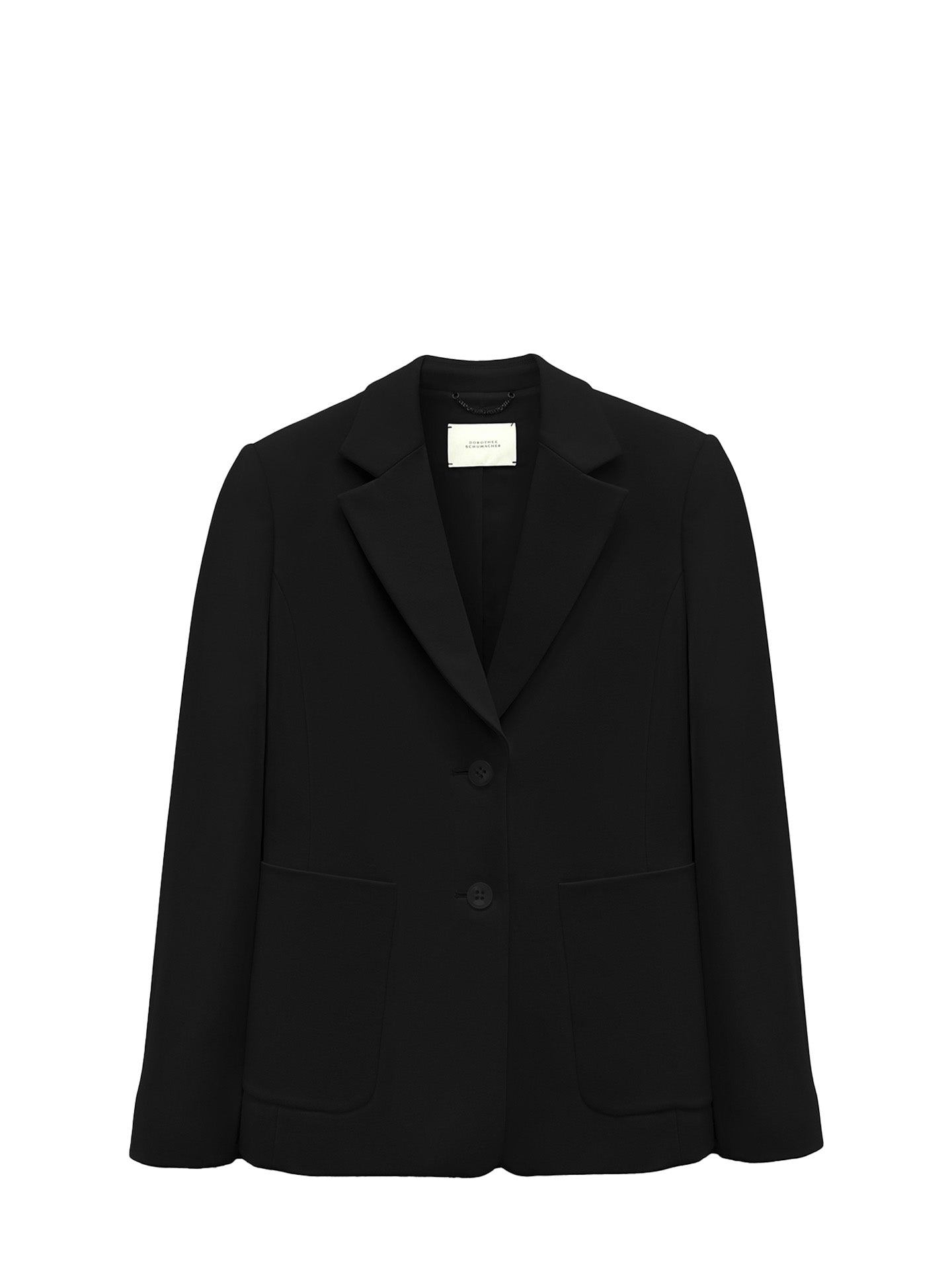 Emotional Essence blazer in Punto Milano jersey, black