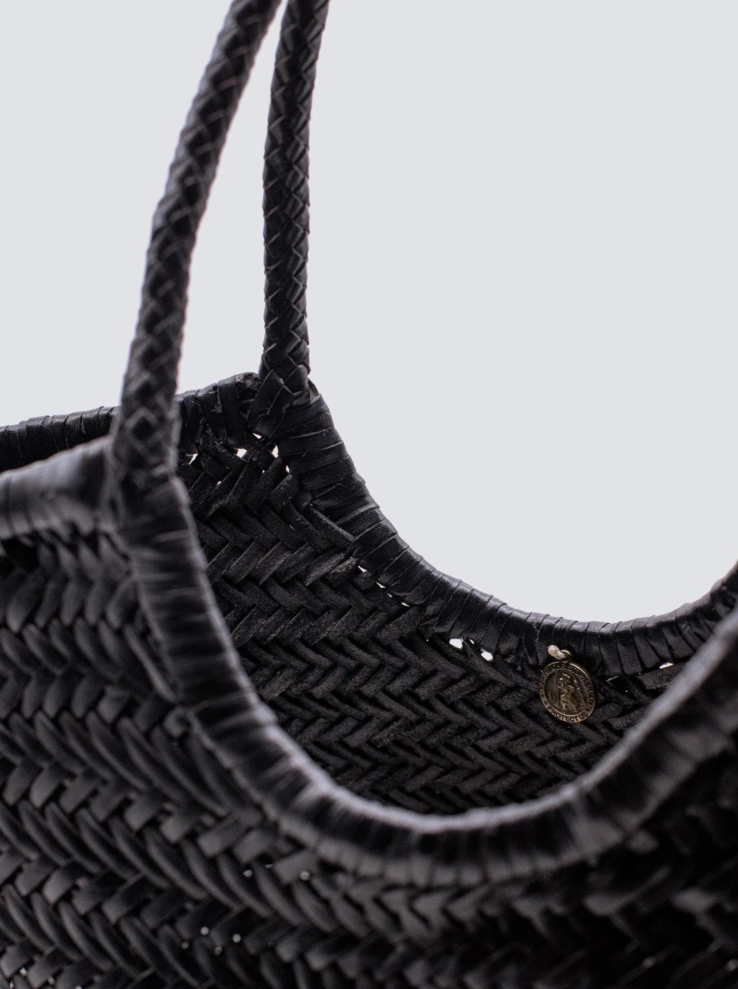 Nantucket basket bag big, black