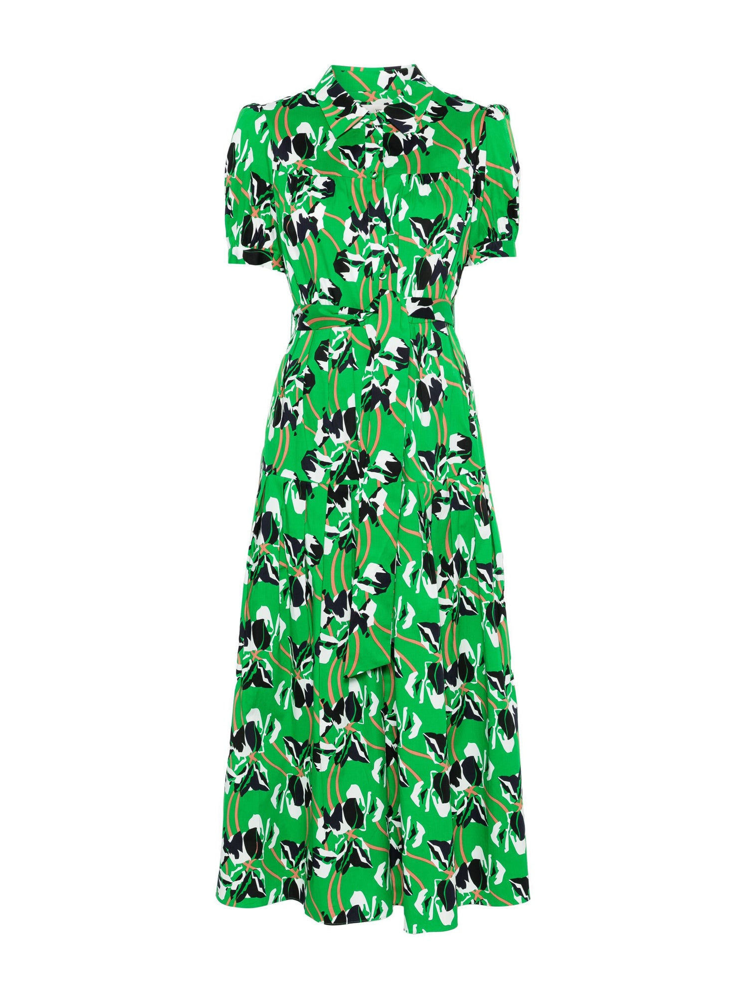 Jonah midi dress, irish green print