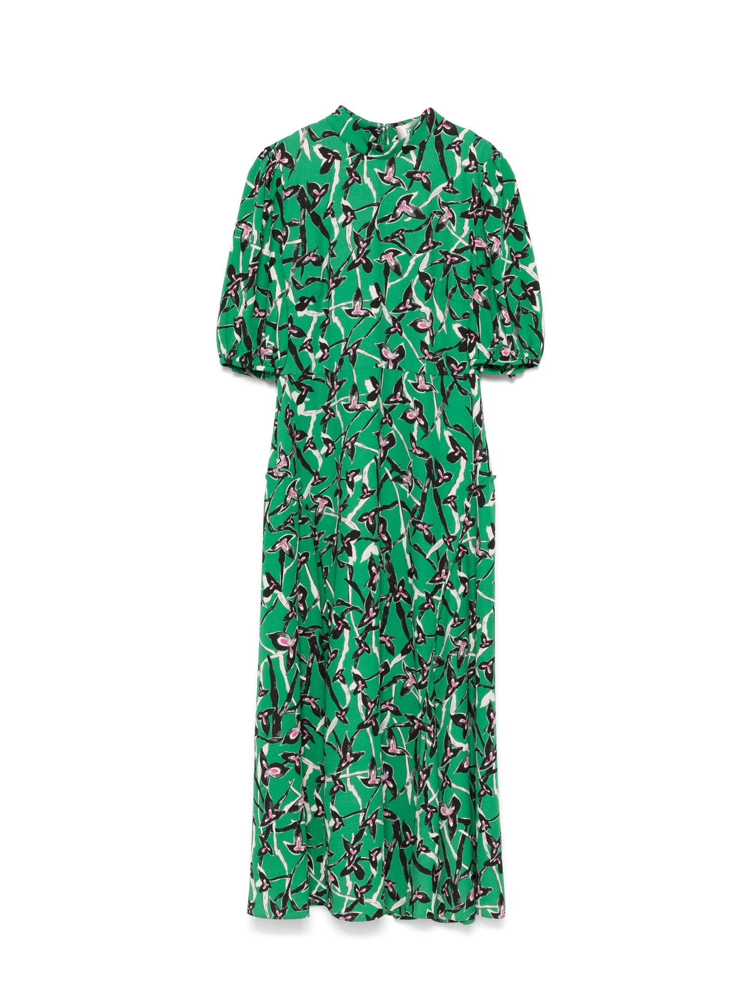 NELLA DRESS, CLOVER TWIGS GREEN