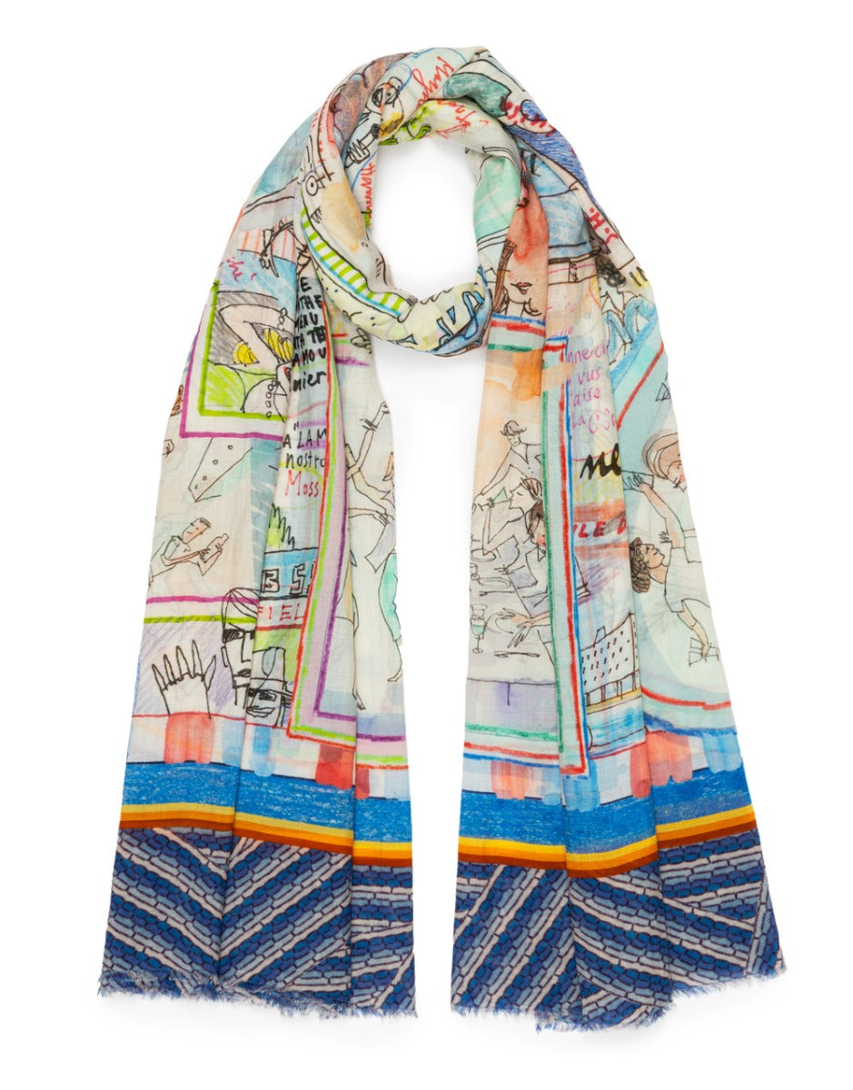 Costa Azzurra scarf