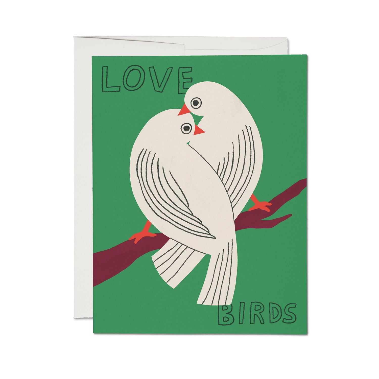 Good love birds love & friendship card