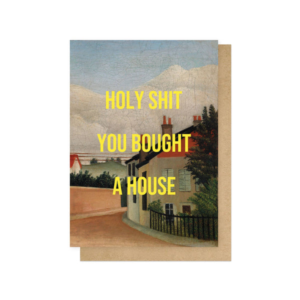 Bought a house, large new home card