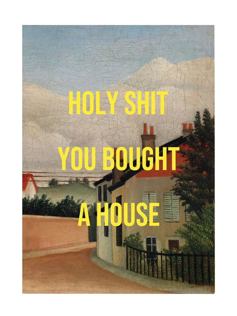 Bought a house, large new home card