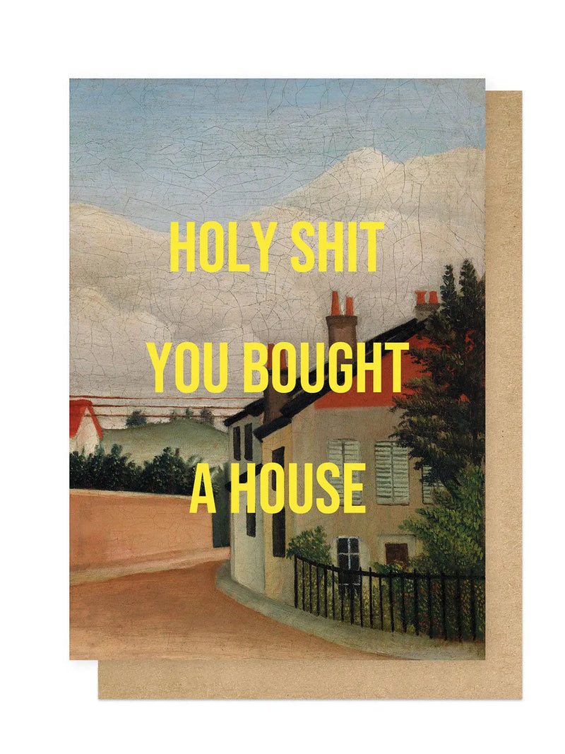 Bought a house, large new home card