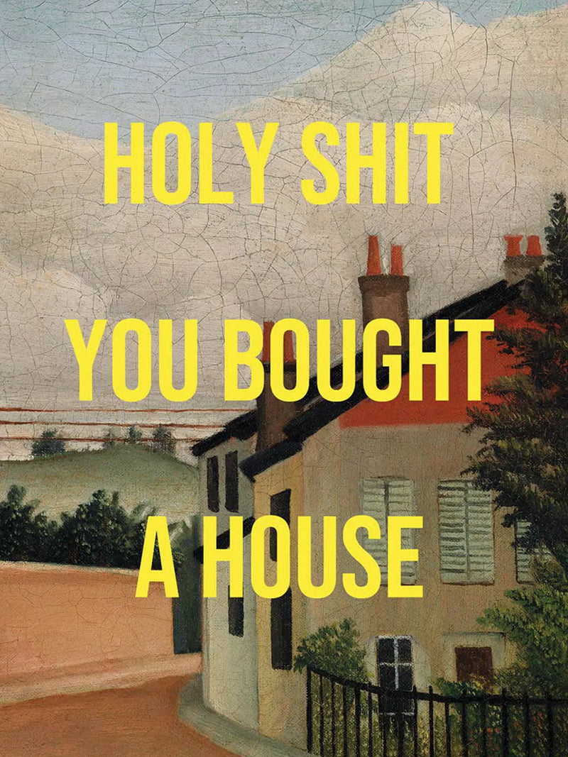 Bought a house, large new home card