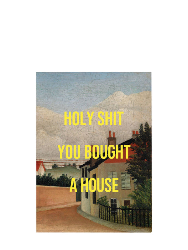 Bought a house, large new home card